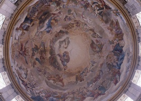 fresque du dôme église val de grâce